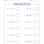 15 Adding And Subtracting Fractions Worksheets Free PDF Documents