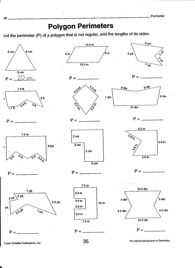 18 Polygons Third Grade Worksheet Worksheeto