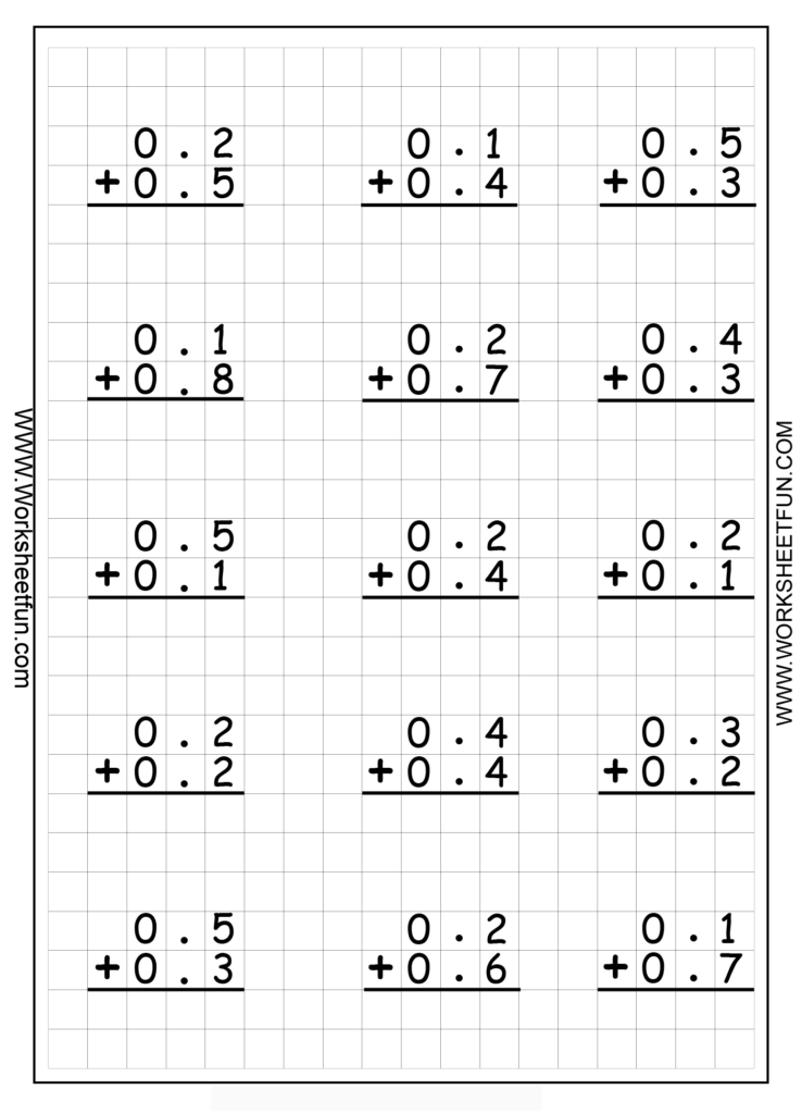 Model Decimal Multiplication Worksheet Worksheeto Hot Sex Picture 