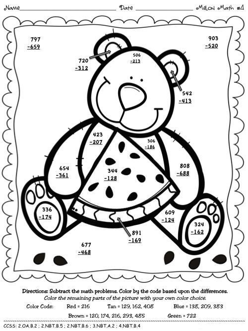 2 Digit Addition Without Regrouping Coloring Worksheets Addition 