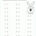 20 Beautiful Addition Fractions Worksheets Unlike Denominators