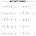 23 Sample Adding Fractions Worksheet Templates Free PDF Word