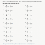 52 Lovely Of Various Multiplying And Dividing Fractions Db excel