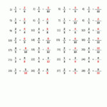 5th Grade Equivalent Fractions Worksheets Try This Sheet