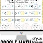 5th Grade Fraction Multiplication As Scaling Google Classroom