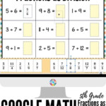 5th Grade Interpret Fractions As Division 5 NF 3 Google Classroom