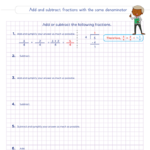 6th Grade Adding And Subtracting Fractions Worksheets PDF With Answers