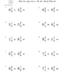 8th Grade Fraction Worksheets