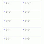 9 8Th Grade Math Fractions Worksheet Fractions Worksheets Math