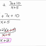 Add And Subtract Rational Expressions With Like Denominators YouTube