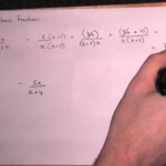 Adding Algebraic Fractions GCSE And AS Maths Revision YouTube