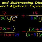 Adding And Subtracting Dissimilar Rational Algebraic Expressions YouTube