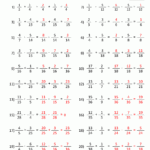 Adding And Subtracting Fractions Multiple Choice Worksheets Times