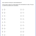 Adding Fractions Worksheet Pdf Word Worksheet