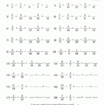 Adding Fractions Worksheets