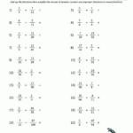 Adding Fractions Worksheets