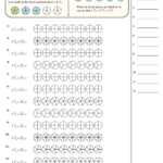 Adding Mixed Fractions Visual Worksheet With Answer Key Printable Pdf