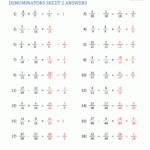 Adding Subtracting Fractions Worksheets