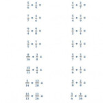 Addition Fraction Worksheets 4th Grade