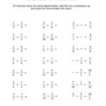 Addition Fraction Worksheets 4th Grade