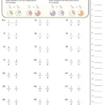 Common Denominator Worksheets 4th Grade Comparing Fractions