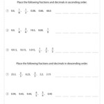 Comparing And Ordering Decimals Worksheets Math Monks