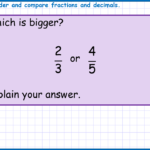 Comparing And Ordering Fractions And Decimals LOTW