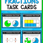 Comparing Fractions Task Cards 3rd Grade Comparing Fractions