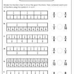 Comparing Fractions Worksheet 3rd Grade Paring Fraction Worksheet For