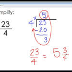 Converting Improper Fractions To Mixed Numbers YouTube