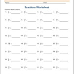 Converting Improper To Mixed Fractions Worksheet EduMonitor