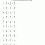 Cool 7Th Grade Fractions Worksheets Photos Worksheet For Kids