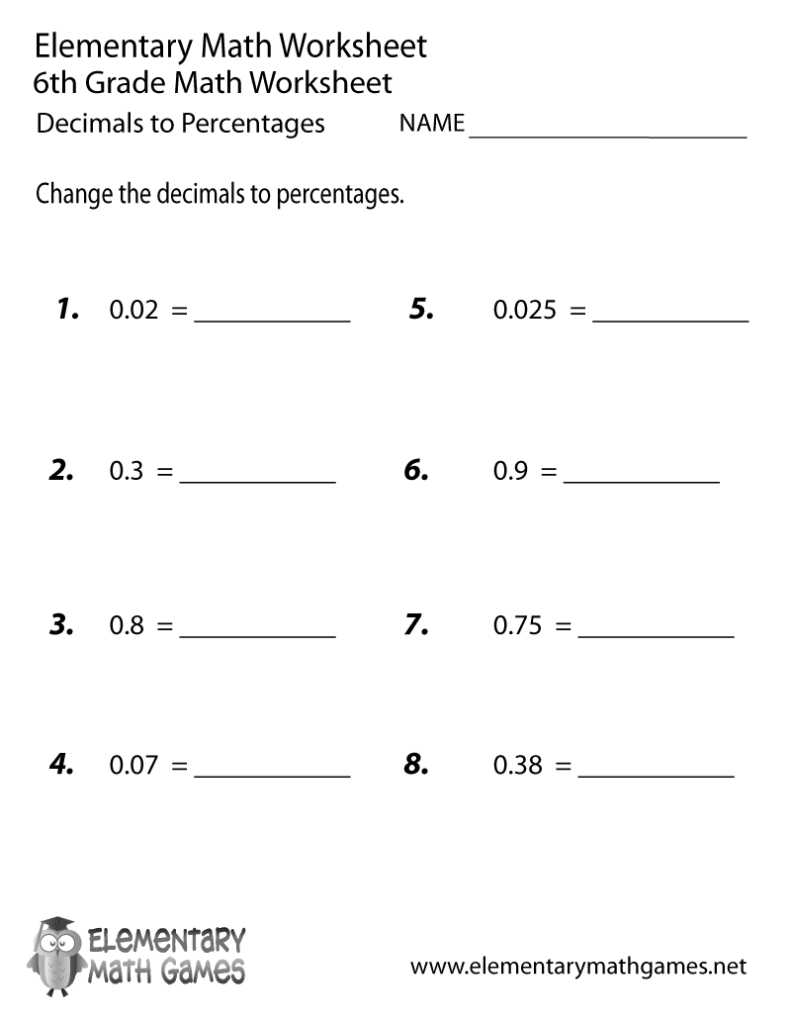 Decimal Worksheets 6th Grade 6th Grade Worksheets Math Worksheets 