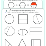 Divide The Shapes In Half Worksheets 99Worksheets