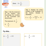 Dividing Whole Number By Fraction 5th Grade Math Worksheets