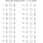 Equivalent Fraction Worksheets 5th Grade Printable Worksheet Template