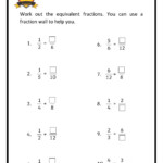 Equivalent Fractions Interactive Exercise