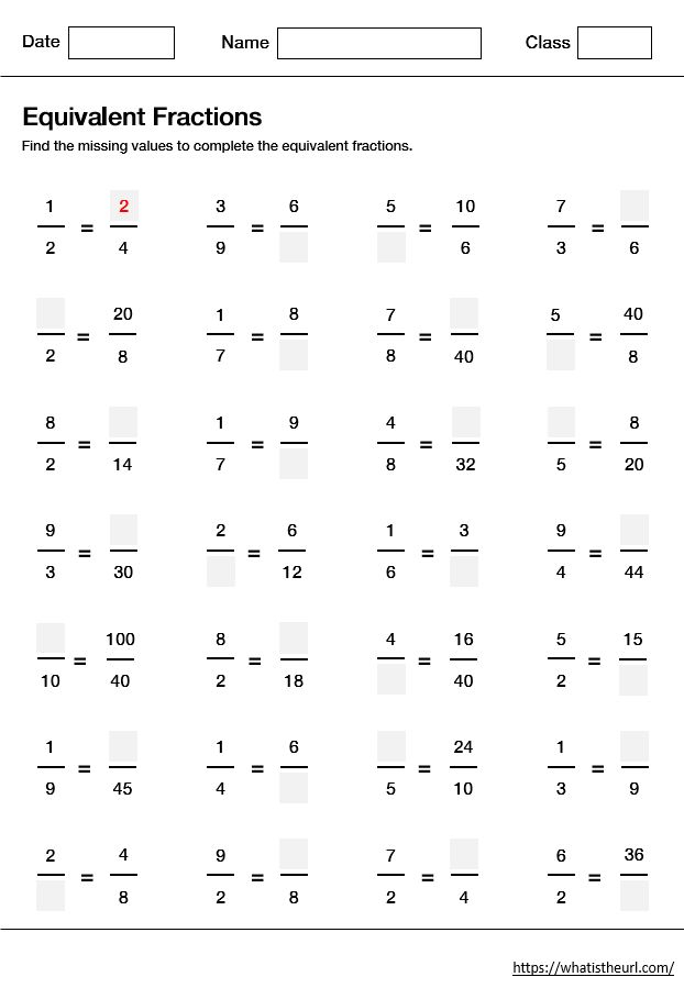 Equivalent Fractions Math Fractions Worksheets Fractions Worksheets 