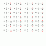 Equivalent Fractions Worksheet