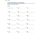Equivalent Fractions Worksheet Grade 5 Answer Key