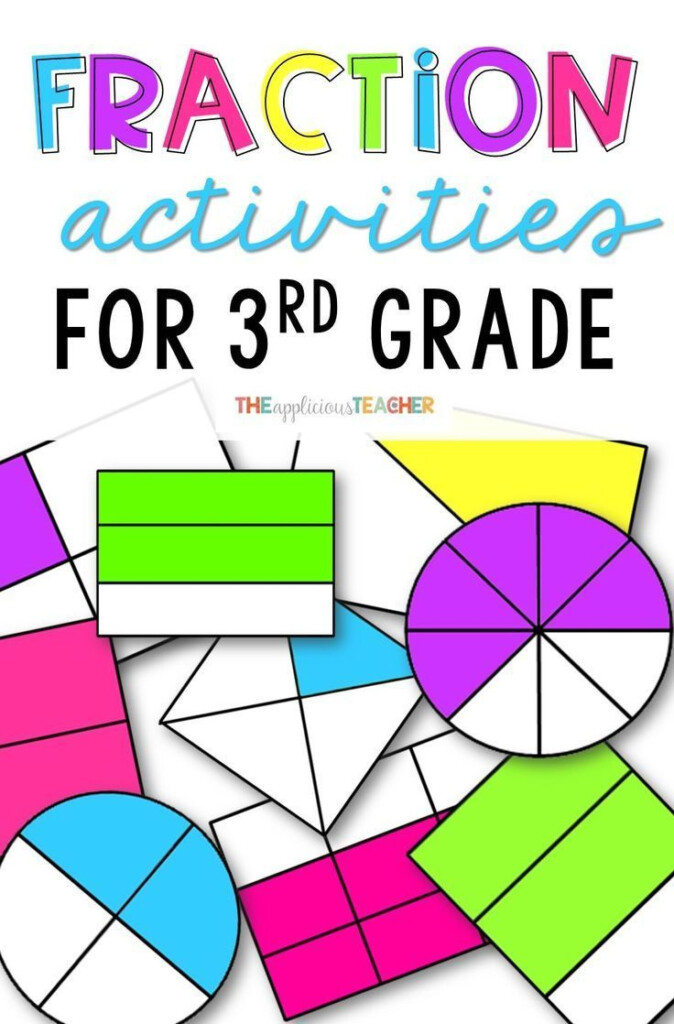 Fun Fraction Worksheets For Third Grade - FractionsWorksheets.net