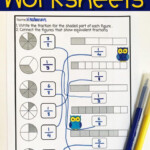 Fraction Worksheets For Grade 3 Equivalent Fraction Comparing And