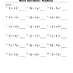 Fraction Worksheets Pdf Downloads MATH ZONE FOR KIDS