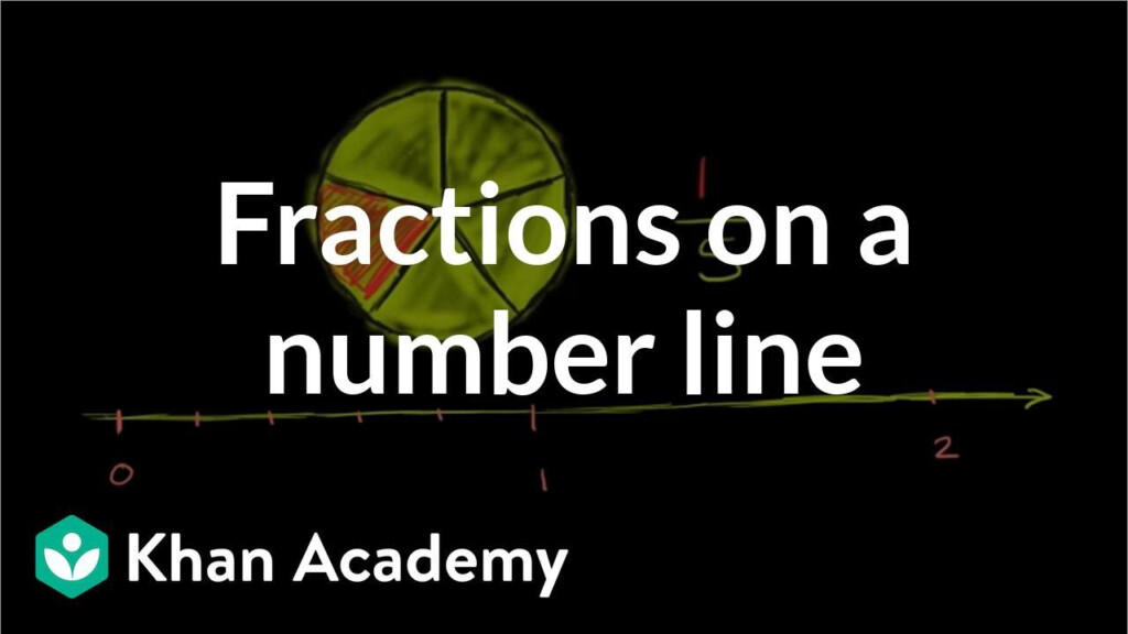 Fractions On A Number Line Fractions 3th Grade Khan Academy YouTube