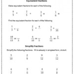 Fractions Review And Simplifying Fractions Worksheets 99Worksheets