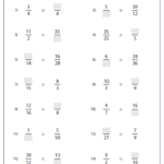 Fractions Worksheets Equivalent Fractions Worksheet Equivalent Fractions