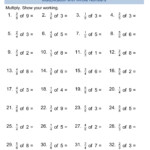 Free 4th Grade Fractions Math Worksheets And Printables EduMonitor