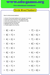 Mixed Fractions To Decimals Worksheets Pdf 4th Grade ...