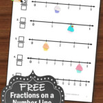 Free Fraction Worksheets Fractions Worksheets Fractions Number Line