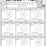 Free Printable Math Worksheets 2nd Grade Fractions Carol Jone s